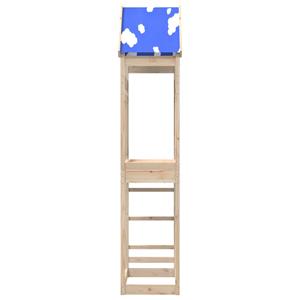 vidaXL Speeltoren 85x52,5x265 cm massief grenenhout