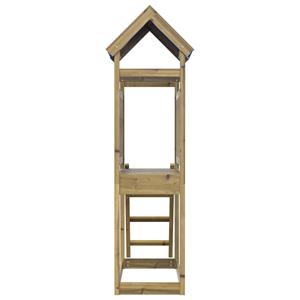 vidaXL Speeltoren ladder 110,5x52,5x215 cm geïmpregneerd grenenhout