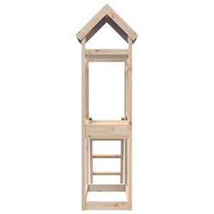 vidaXL Speeltoren met ladder 110,5x52,5x215 cm massief grenenhout