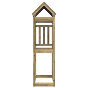 vidaXL Speeltoren 110,5x52,5x215 cm geïmpregneerd grenenhout