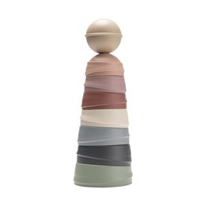 BiBs Wobbly Stapeltoren - Pastel Rainbow