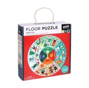Petit Collage Seasons Floor Puzzle -   (ISBN: 9781797231990)