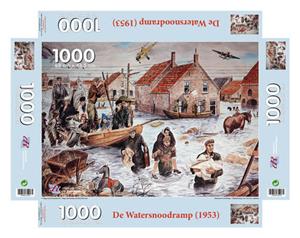 E de Bruijn Puzzel De Watersnoodramp (1953) Blauw -   (ISBN: 9789461152756)
