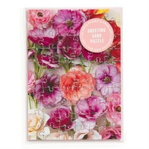 Christine Chitnis, Galison Ranunculus Greeting Card Puzzle -   (ISBN: 9780735382206)