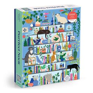 Flora Waycott, Galison Purrfect Nook 1000 Piece Puzzle -   (ISBN: 9780735382725)