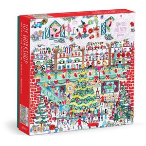 Galison, Michael Storrings Michael Storrings Toy Workshop 500 Piece Foil Puzzle -   (ISBN: 9780735382800)