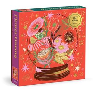 Florencia Fuertes, Galison Flower Gazing 500 Piece Foil Puzzle -   (ISBN: 9780735382831)