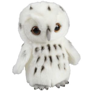 Ravensden Pluche knuffel dieren Sneeuwuil vogel van 18 cm -