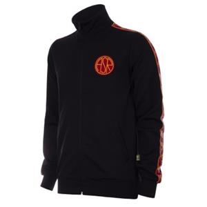 Sportus.nl COPA Football - AS Roma Taper Trainingsjack - Zwart