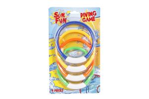 Sun fun Opduikringen 4 stuks 13cm 1 Set