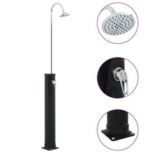 VidaXL Solardouche 20 L 214 cm zwart