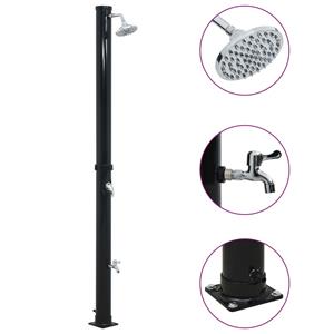 VidaXL Solardouche 20 L 220 cm zwart