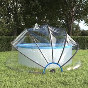 VidaXL Zwembadkoepel 500x250 cm
