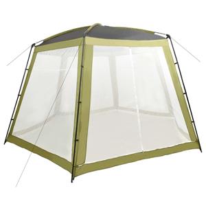 Zwembadtent 500x433x250 cm stof groen