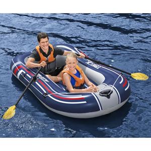 Bestway Hydro-Force Opblaasboot met pomp en roeispanen blauw