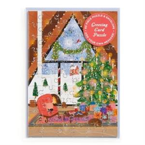 Galison, Joy Laforme Joy Laforme Cozy Cabin Greeting Card Puzzle -   (ISBN: 9780735382817)
