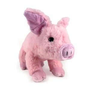 Merkloos Pluche Varken 24cm Met Kraalogen