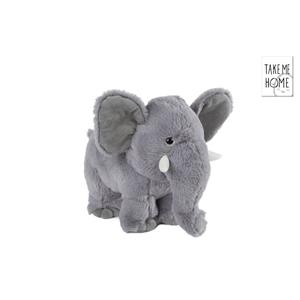 Take Me Home Pluche Mammoet Staand S Grijs 28cm
