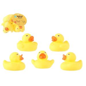 Merkloos Badeendjes 5,5cm 5 Stuks In Netje