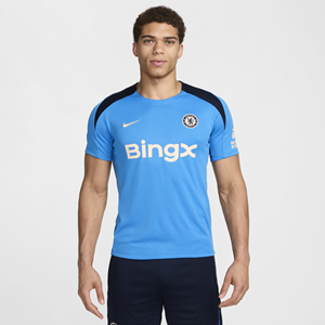Nike Chelsea FC Strike  Dri-FIT knit voetbaltop met korte mouwen voor heren - Blauw