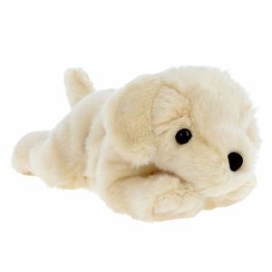 Keel Toys Knuffeldier Puppy Labrador hond - zachte pluche stof - premium kwaliteit knuffels - beige - 30 cm -