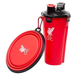 Liverpool FC Liverpool Pet Travel Bowl & Bottle Set - Rood/Zwart