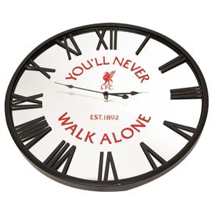 Liverpool FC Liverpool Muurklok YNWA - Grijs/Zwart/Rood
