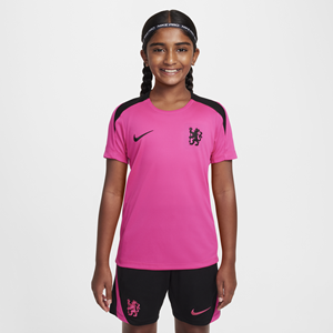 Chelsea FC Strike Derde  Dri-FIT knit voetbaltop met korte mouwen voor kids - Roze