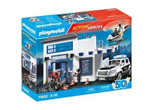 Action Heroes Politiepost met Voertuigen 71602