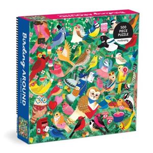 Mudpuppy Happy Bird Day 500 Piece Family Puzzle -   (ISBN: 9780735385269)