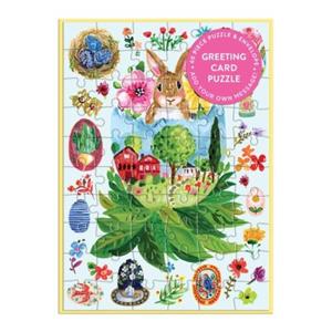 Galison Artisanal Eggs Greeting Card Puzzle -   (ISBN: 9780735384507)