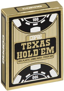 Cartamundi Texas Hold'em Gold Zwart
