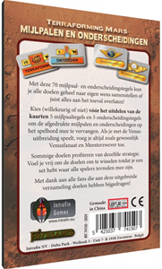 Intrafin Games Terraforming Mars - Mijlpalen en Onderscheidingen (NL)