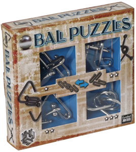 Eureka Ball Metalen Breinbrekers Puzzel - Blauw