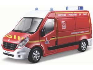 Brinic Modelcars Bburago Renault Master Sapeurs Pompiers de Paris