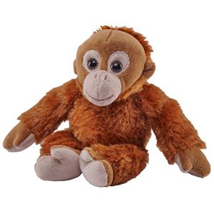 Pluche Orang Oetan knuffel - 13 cm - aap/apen knuffeldieren -