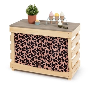 MUDDY BUDDY Little  moddertafel Leo, natuurlijk poederroze