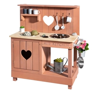 MUDDY BUDDY Buitenspeelkeuken Adventurer Heart poeder roze