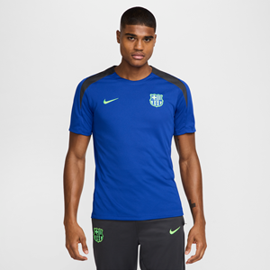 Nike FC Barcelona Strike Derde  Dri-FIT knit voetbaltop met korte mouwen voor heren - Blauw
