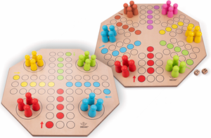 Longfield Ludo - Jumbo XL Editie 4-6 spelers (50cm)