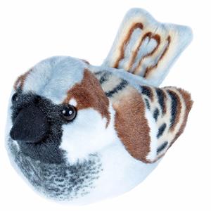Wild Republic Knuffel huismus - 14 cm - pluche - vogel - knuffeldier - vogel knuffeltjes - mus -