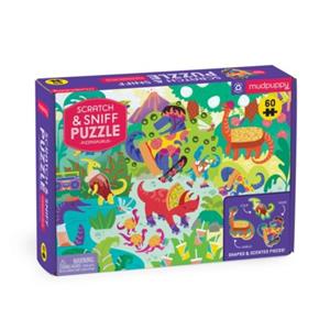 Mudpuppy Pizzasaurus 60 Piece Scratch & Sniff Puzzle -   (ISBN: 9780735378681)