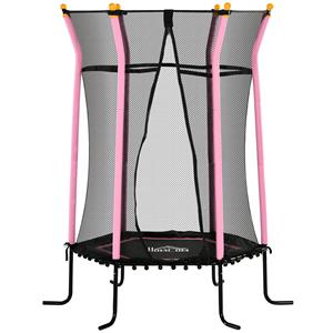 HOMCOM kindertrampoline, Ø163,5 cm, met veiligheidsnet, veilig en stevig, ideaal voor buiten, belastbaar tot 50 kg, | Aosom.nl