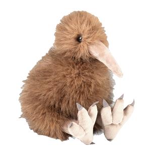 Wild Republic kiwi vogel knuffel - Pluche - knuffeldier - 30 cm - vogel knuffel - bruin -