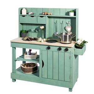 MUDDY BUDDY Buitenspeelkeuken Explorer saliegroen