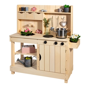 MUDDY BUDDY Buitenspeelkeuken Explorer naturel