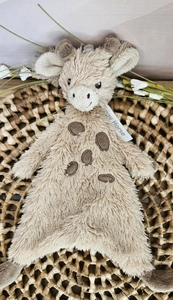 Geboortexpress.nl Happy Horse Knuffeldoekje giraf Gus - beige