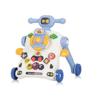 Chipolino Car 3 in 1 Loopwagen met Speelgoedauto & Muziek Blauw
