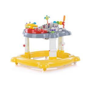 Chipolino Joya Lux 4 in 1 Loopstoel 360° Draaibaar Opvouwbaar Geel
