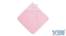 Vib Badcape Vib Roze+zilver 75cm X75cm
